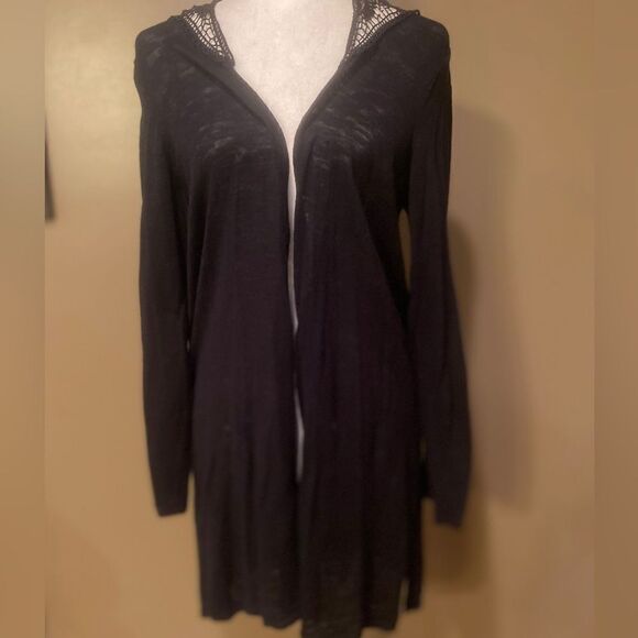 Valerie Stevens Crocheted Top Cardigan Size XL - Picture 2 of 8